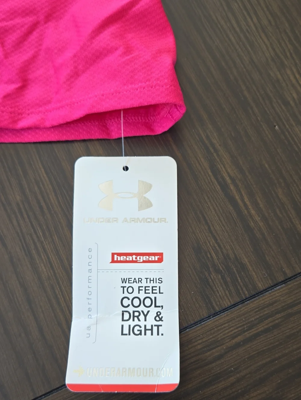 Under Armour Hot Pink Short Sleeve Performance Tee